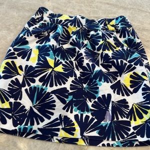 Banana Republic Skirt Floral Linen Blend Size 0